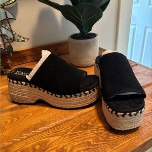 Tom’s Laila Mule Platform Sandal
